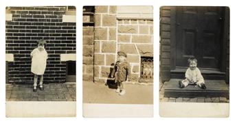 KEITH, JOHN FRANK (1883-1947) Binder containing a collection of 180 real photo postcards depicting the folks of South Philadelphia and